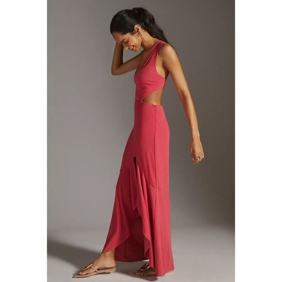 Anthropologie x Maeve Open-Back Knit Maxi Dress Size M - Picture 4 of 12